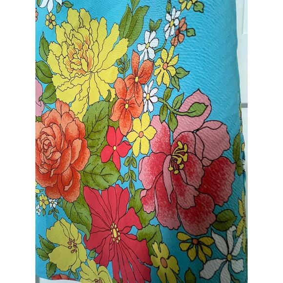 THE LIMITED COLORFUL FLORAL A line KNEE LENGTH WOMENS SKIRT XS - Picture 6 of 8